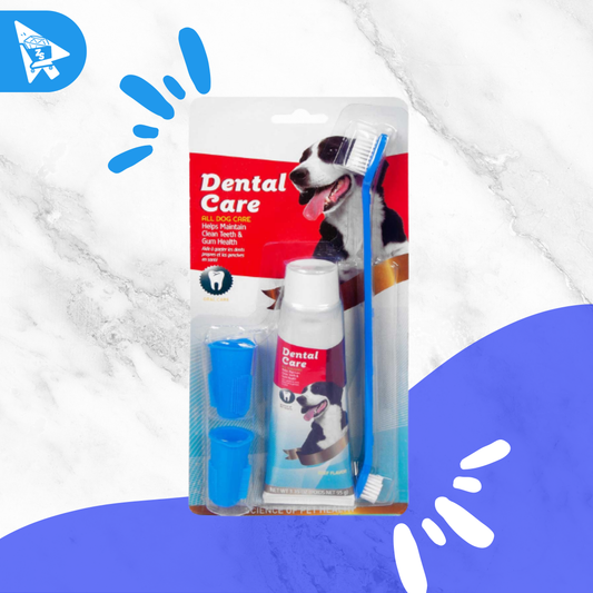 Kit De Crema Dental y Cepillo para Perro