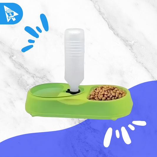Alimentador y Bebedero para Mascotas