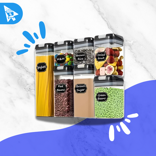 Recipientes Hermeticos Para Alimentos Set x7