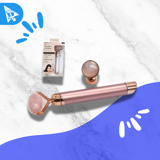 Rodillo Facial Flawless Masajeador Con Vibración